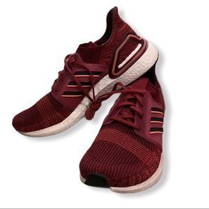 Adidas Ultra Boost 19 Maroon/Orange Sz 13